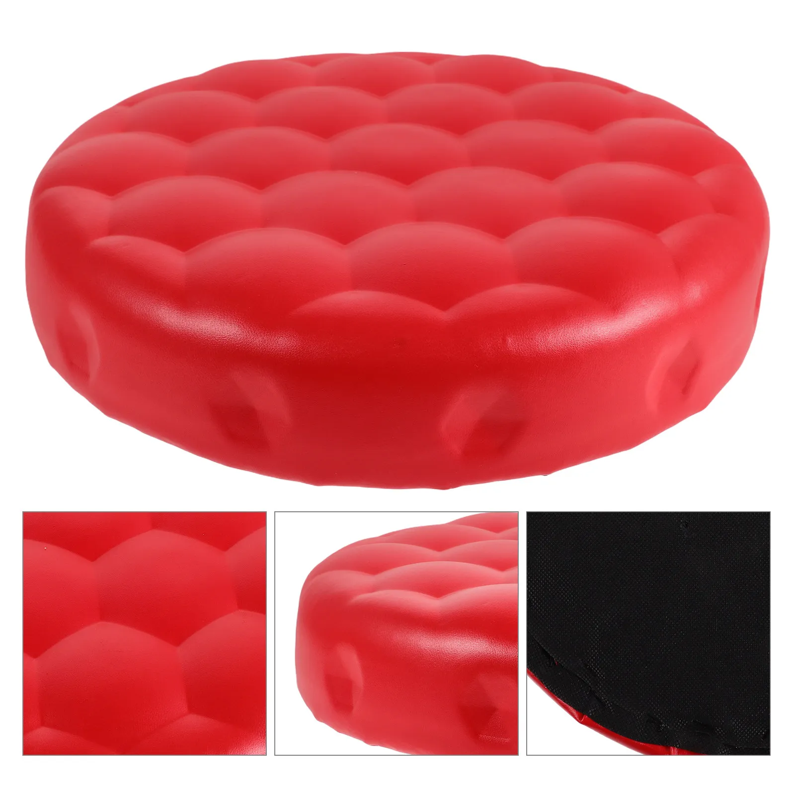 

Padded Round Stool Seat Cushion Replacement Soft Comfortable Seat Pad Universal Stool Surface Accessory for Home Office Bar Use