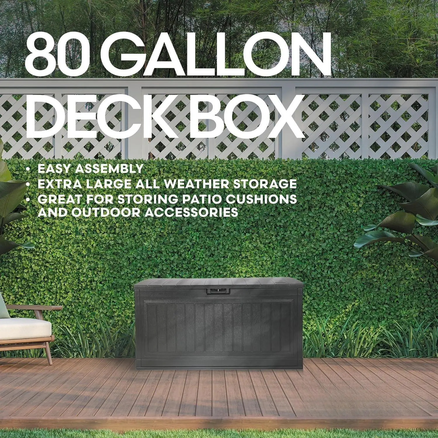 Flip Top 80 GAL. CAIXA DECK GRANDE