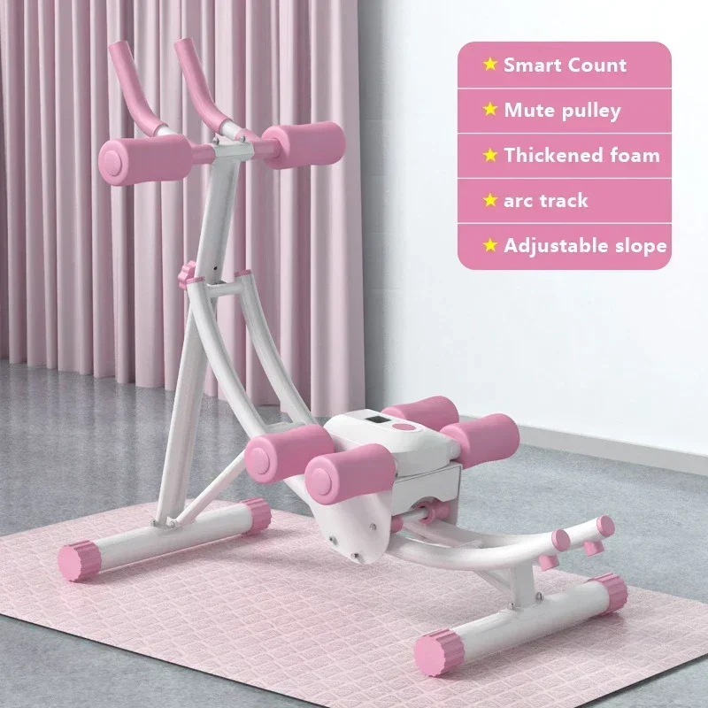 

Indoor abdominal muscle rolling exercise artifact exercise equipment double track abdominal muscle training fitness equipment