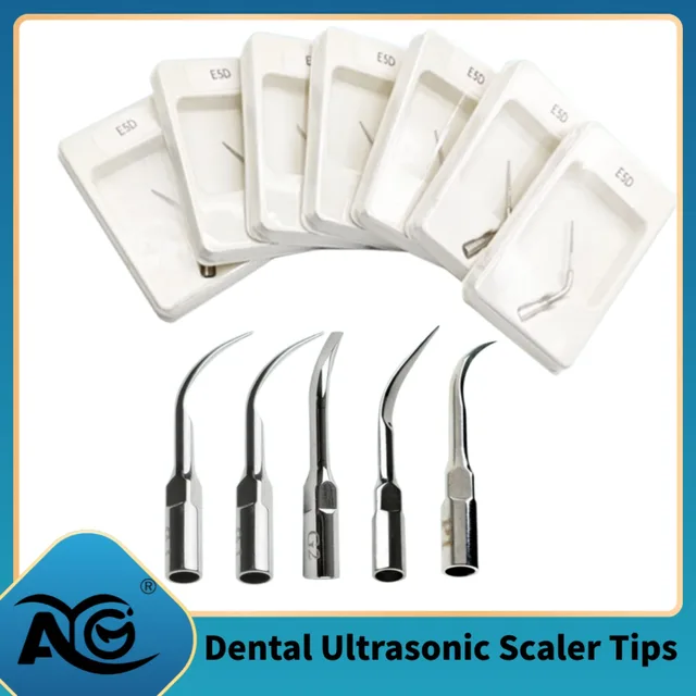 Końcówki do skalera ultradźwiękowego AG Dental, do skalowania, parodontologii, endo, perio, 5 sztuk, pasują do skalery EMS, Woodpecker, DTE, NSK, SATELEC