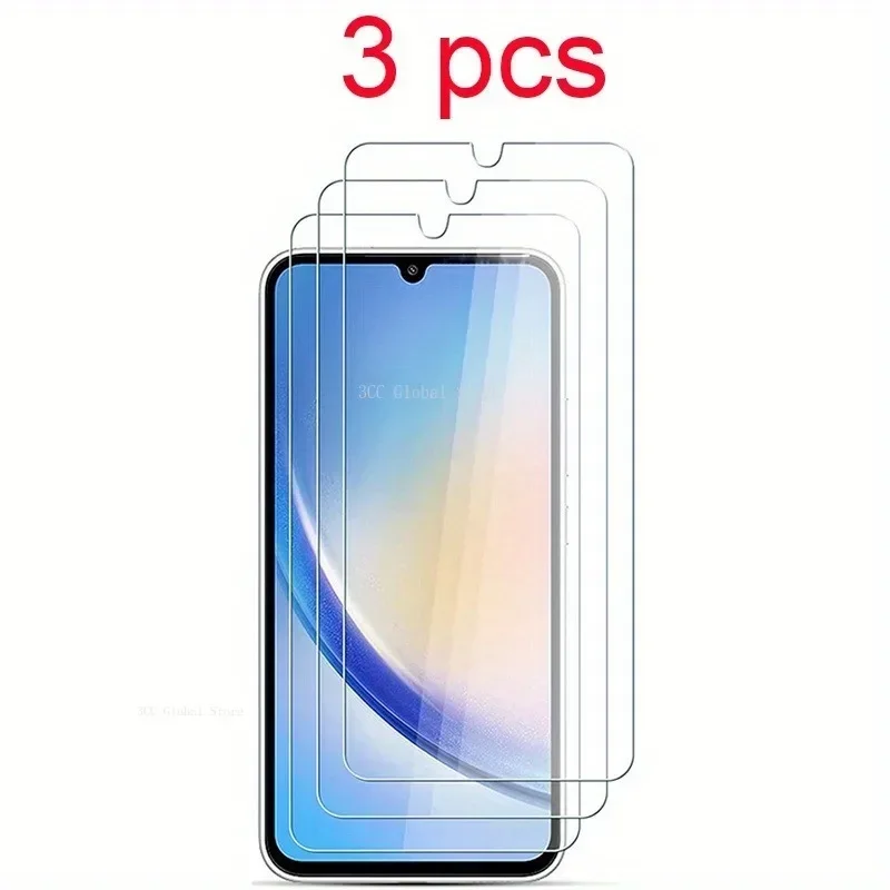 Защитное стекло, закаленное стекло для Samsung Galaxy A54/A34/A14/A13/4G/A24/A04/A04S/A04E/A23/A12/A33/A52/A52S/A53, 3 шт.