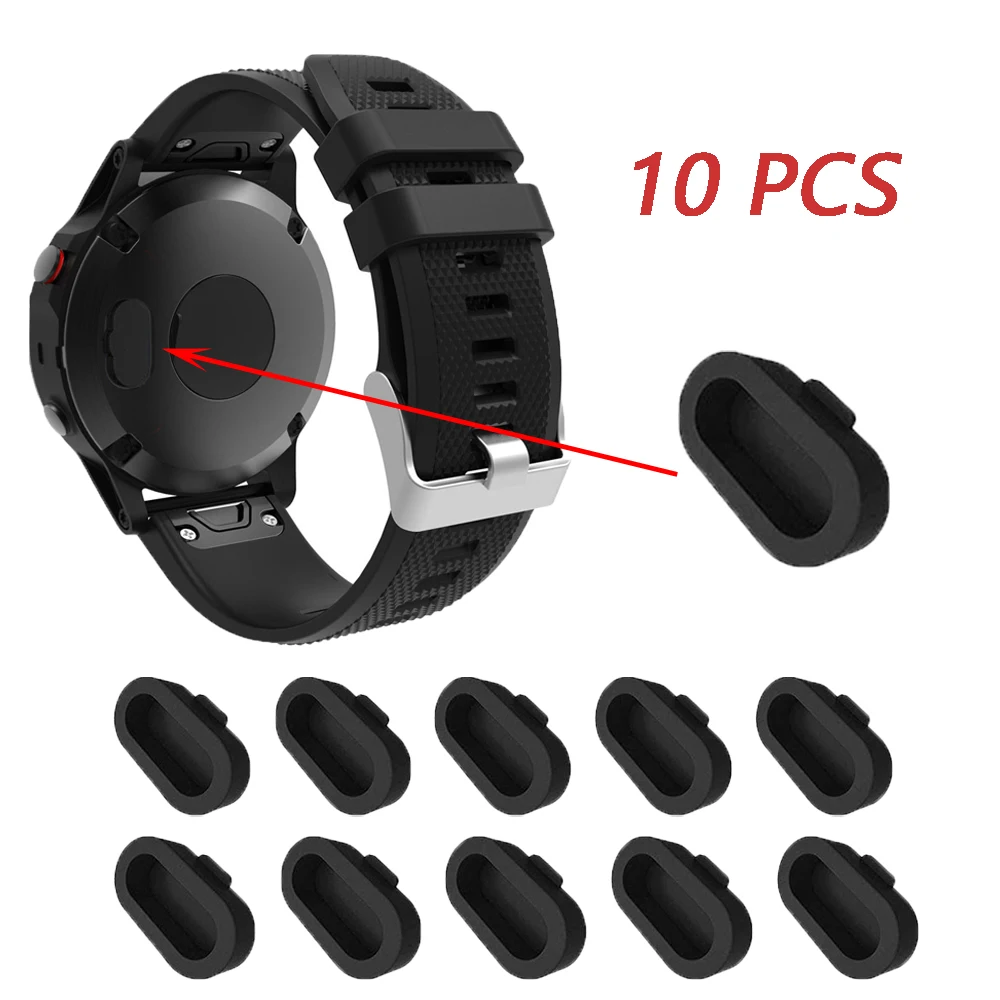 Dustproof Plug Cover For Garmin Fenix 7 7X 6 6x Pro 5x 5S 3HR Accessories Smart Watch Sensor Plug Anti-Dust Dustproof Cover Cap