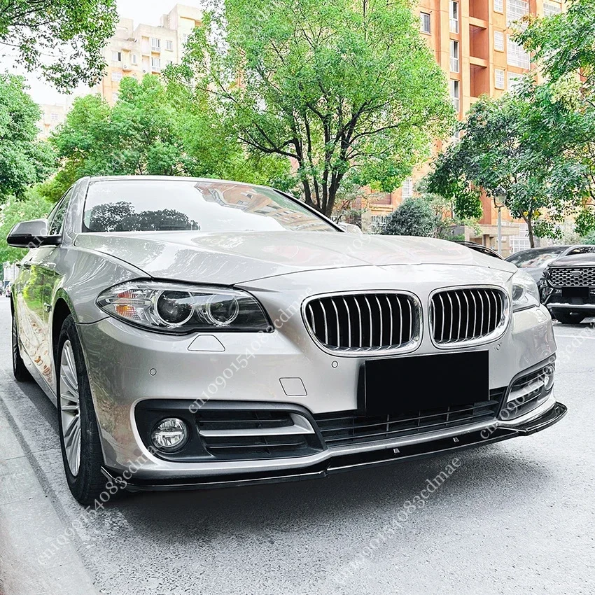 BMW 5 시리즈 F10 F11 2011-2017 520i 535i 528i 550i 프론트 범퍼 스플리터 스포일러 립 로워 디퓨저 ABS 턱 보호 부품 썸네일 4