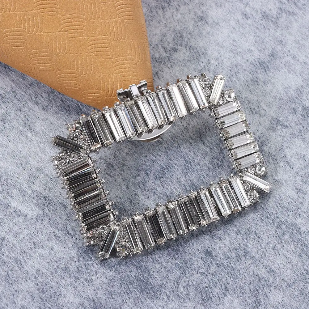 1PC Rhinestone Bride High Heel Butterfly Clamp Shoe Decorations Clip Charm Buckle Shiny Clips