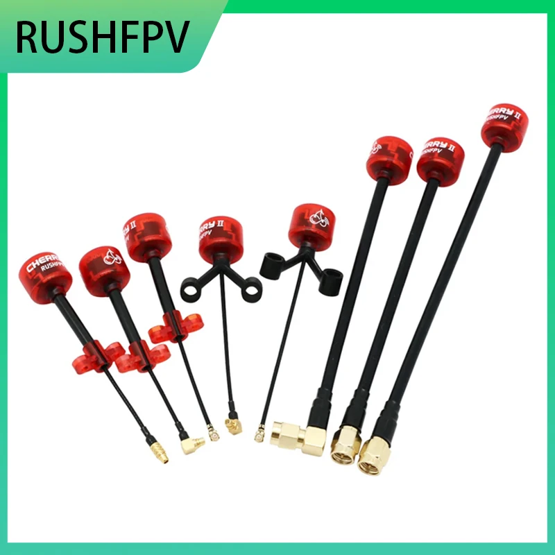 

SkyCityFPV RUSHFPV Cherry 2 II 5.8G 1.8DBI FPV Антенна LHCP RHCP SMA UFL IPEX MMCX Аналоговые цифровые дроны для фристайла DIY Запчасти
