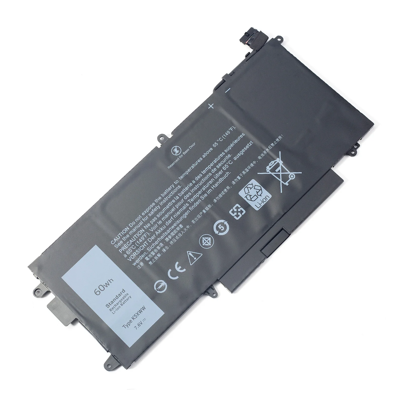 Imagem -06 - Bateria do Portátil para Dell Latitude 5289 7389 7390 Notebook em Série 71tg4 725ky N18gg 7.6v 60wh Bvbh-k5xww