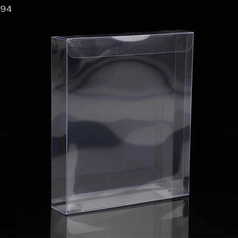 Transparent PET Protective Cover For PS1 DC SS 3CD 4CD Game Card Plastic Storage Display Box Collection Case