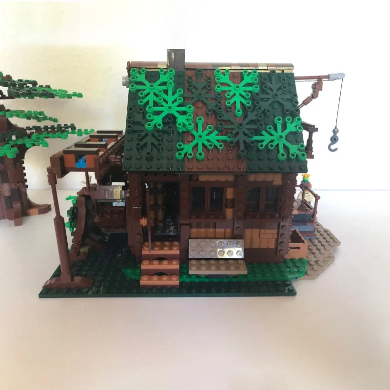 1434 pz MOC-48679 modello di costruzione medievale casa ruota d'acqua fai da te creativo educativo blocchi regalo giocattolo