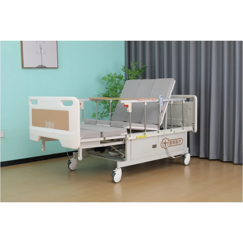 electric full curve iron mobile medical bed home patient bed price hospital nursing home care bed for the elderly