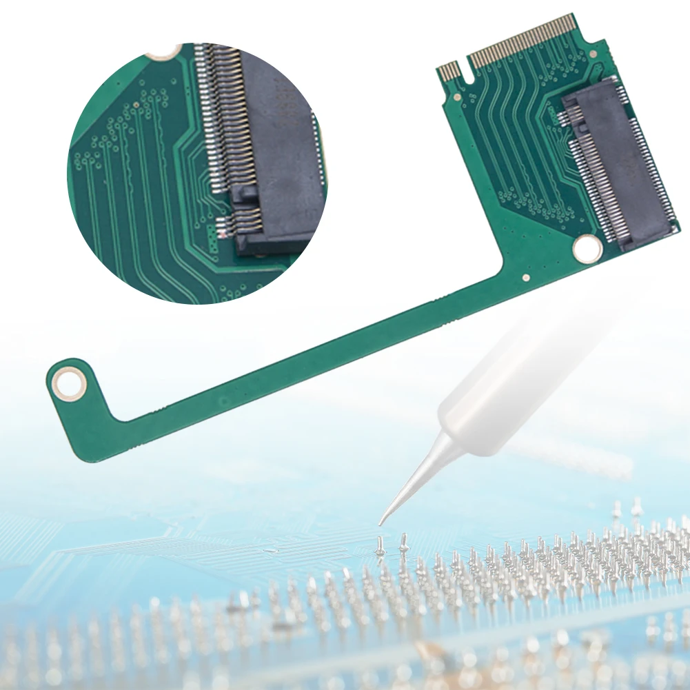 Handheld Transfer Board 90 Degrees M.2 NVME Transfercard Adapter Converter for ASUS Rog Ally Modified M2 Hard Drive Accessories