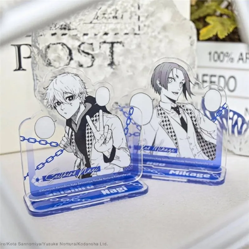 บลูล็อค อนิเมะญี่ปุ่น ของสะสมอะคริลิค นาจิ เซย์ชิโระ ของตกแต่งโต๊ะทำงาน ของขวัญวันเกิดสุดสร้างสรรค์สำหรับเด็กผู้ชาย