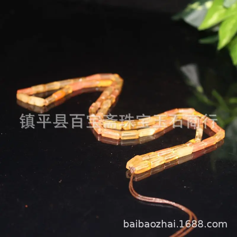 Tube , Loose , , Ancient Beads, Old Sugar Cube Bead Strings