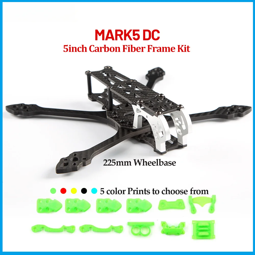 Carbon Fiber Drone Arm - MARK5 DC Carbon Fiber Frame 5inch