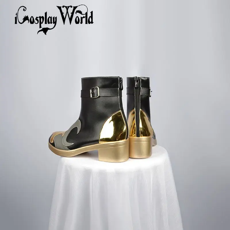 GenshinImpact Neuvillette 코스프레 부츠, 만화 애니메이션 할로윈 파티 게임 코스프레 신발 소품