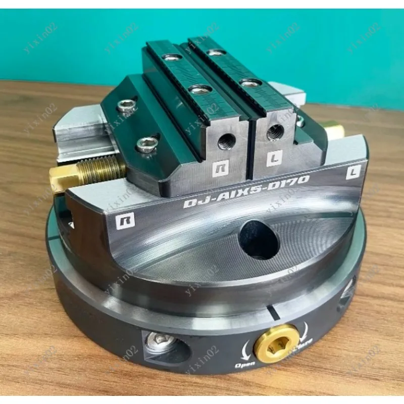 4th 5th Axis Self-Centering Vise Fixture Zero-Point Quick Change Compatible L Block Bridge Board