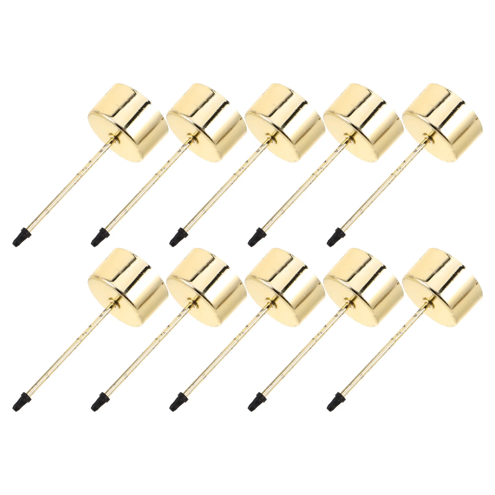 

10pcs Christmas Holders Vintage Metal Taper Stakes Heavy Duty Spike For Wreath Holiday Party Decor Table Centerpiece Iron
