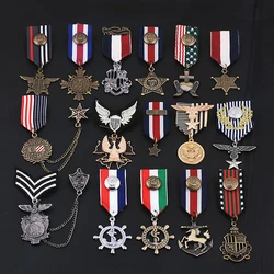 Pin rating small badge men and women's medal Harajuku Navy Badge Academy style