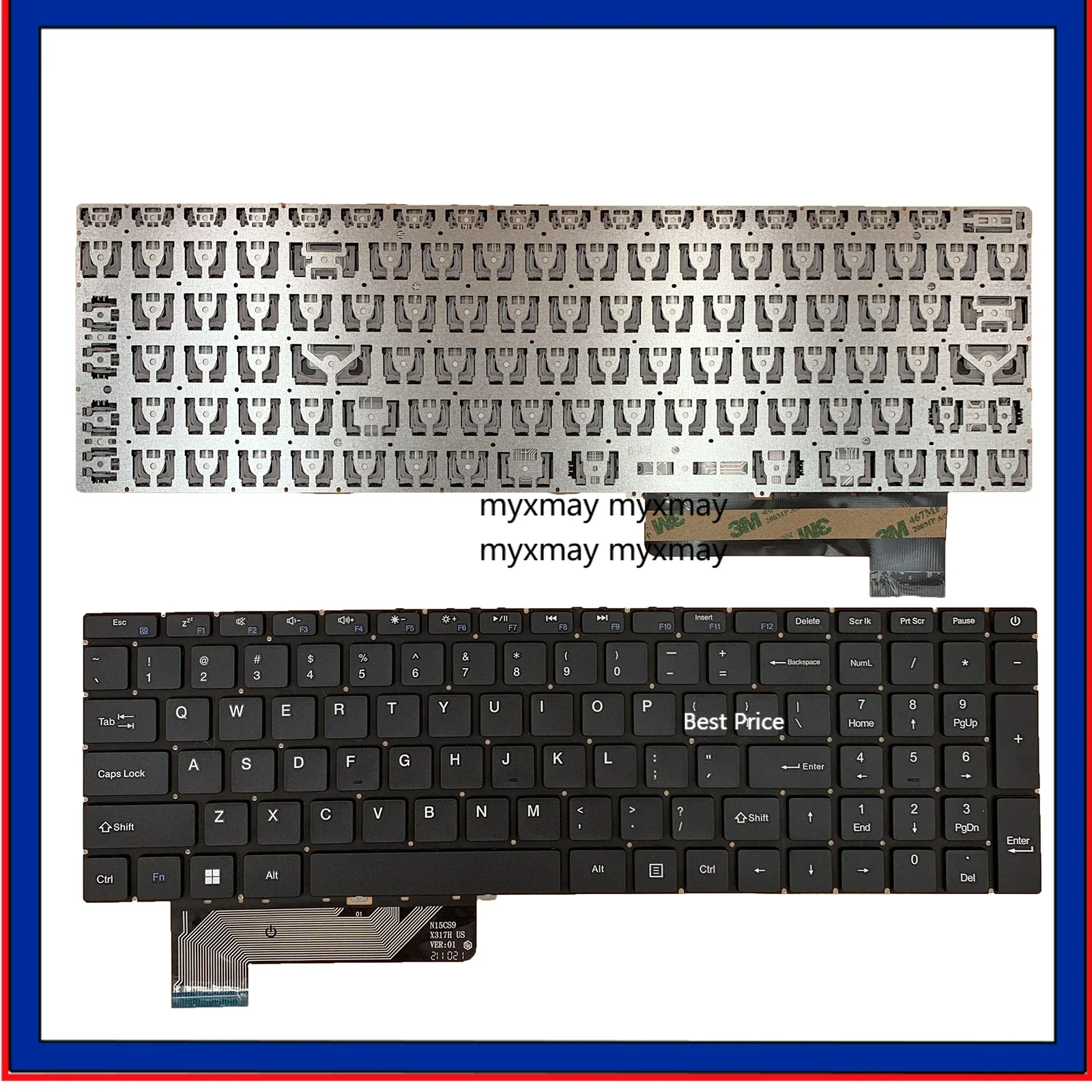 

США для Shanzhai MB3661028 YXT-93-222 PRIDE-K3960 F0041-028 Клавиатура ноутбука