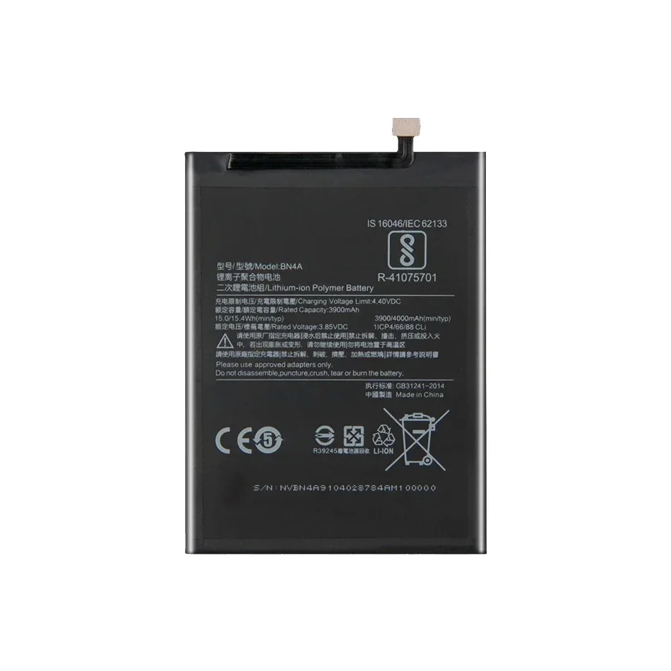 BM42 BM45 BM46 BN31 BN41 BN43 BN45 BN48 BN4A BN46 Battery For Xiaomi Redmi Note 2 3 4 4X 5 5A 6 7 8 8T 9 9S 10 Pro Note3 Note5A