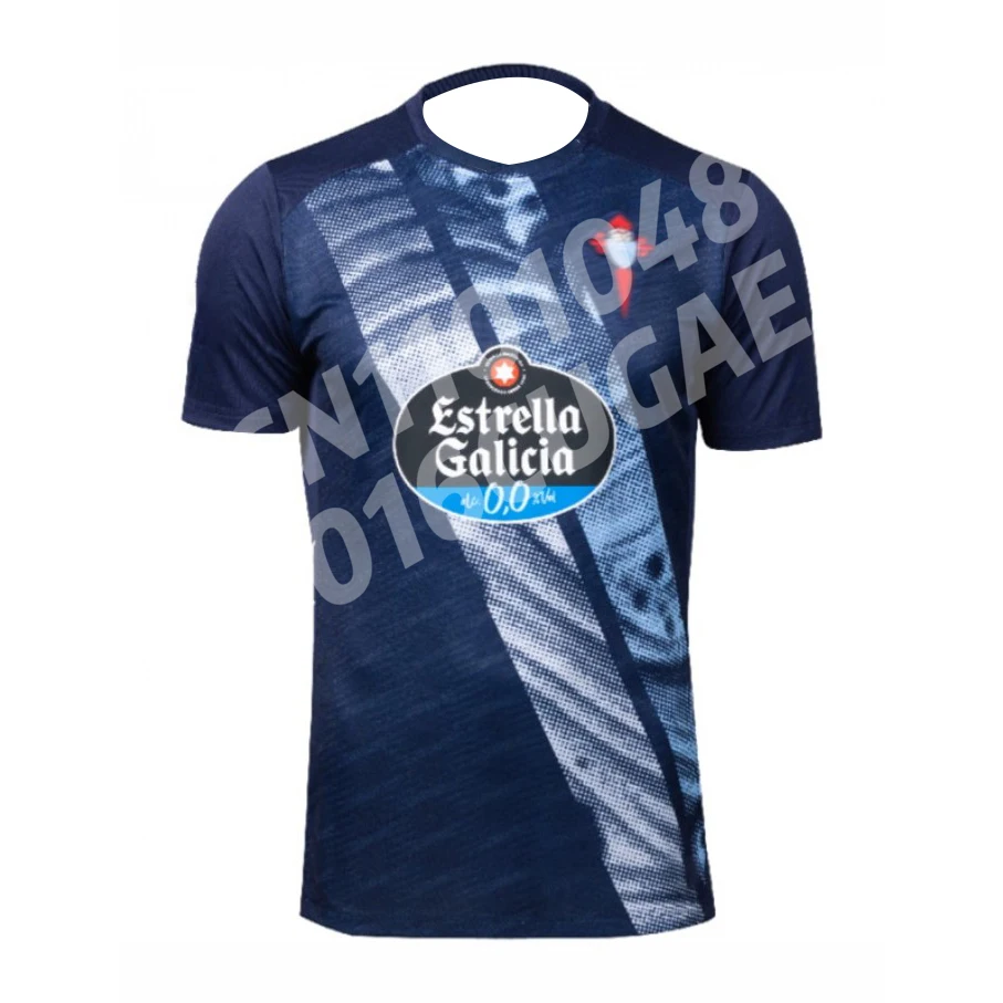 2025-26 سيلتا فيجو جيرسي كرة القدم قصيرة الأكمام ثلاثية الأبعاد تنفس الكبار الاطفال التدريب الرياضي التجفيف السريع نادي كرة القدم بلايز عادية