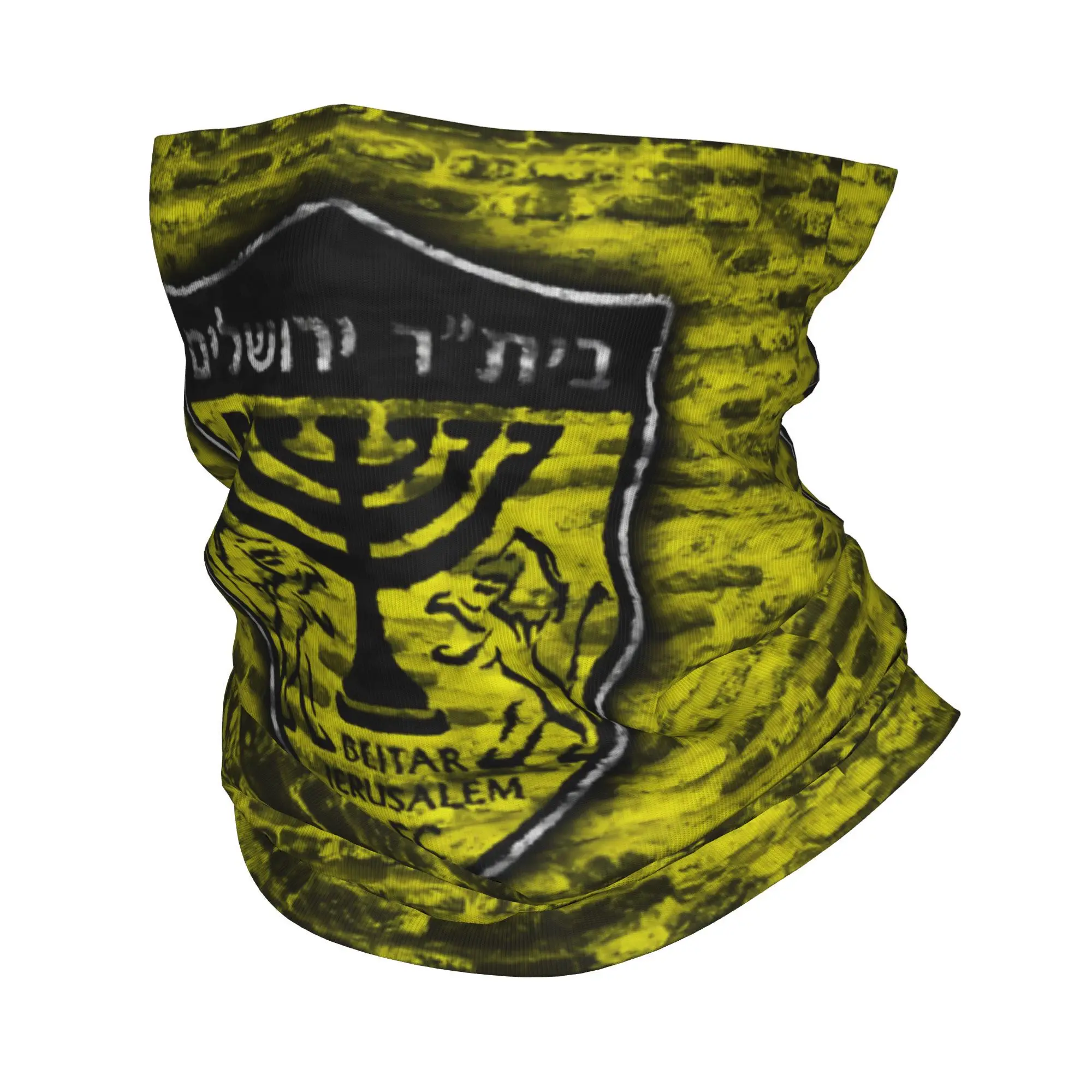 Yarım FC İsrail Beitar Kudüs ISR IL Bandana Boyun Kapak Baskılı Takım Kulübü Maskesi Eşarp Çok kullanımlı Yüz Maskesi Balıkçılık Yıkanabilir
