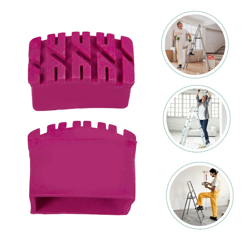 1 pz rosa rossa scala piedi copertura gamba protezione cuscino copre legno duro Step Extension sedia Table Pad mobili tappi in gomma Pad