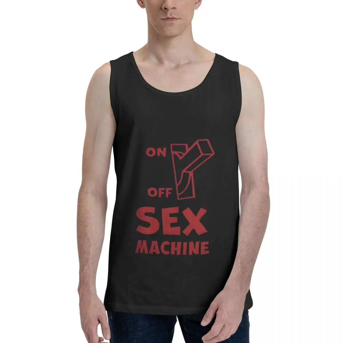 Men's Breathable Gym Tank Top,Sex Running Fitness Vest, Sleeveless Shirt, S-3XL