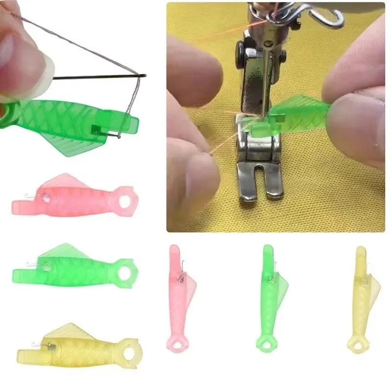 1/3/5/10/20/50Pcs Automatic Needle Threader Tool Hand Sewing Machine Device Thread Auto Needle Cross Stitch Sewing Accessories