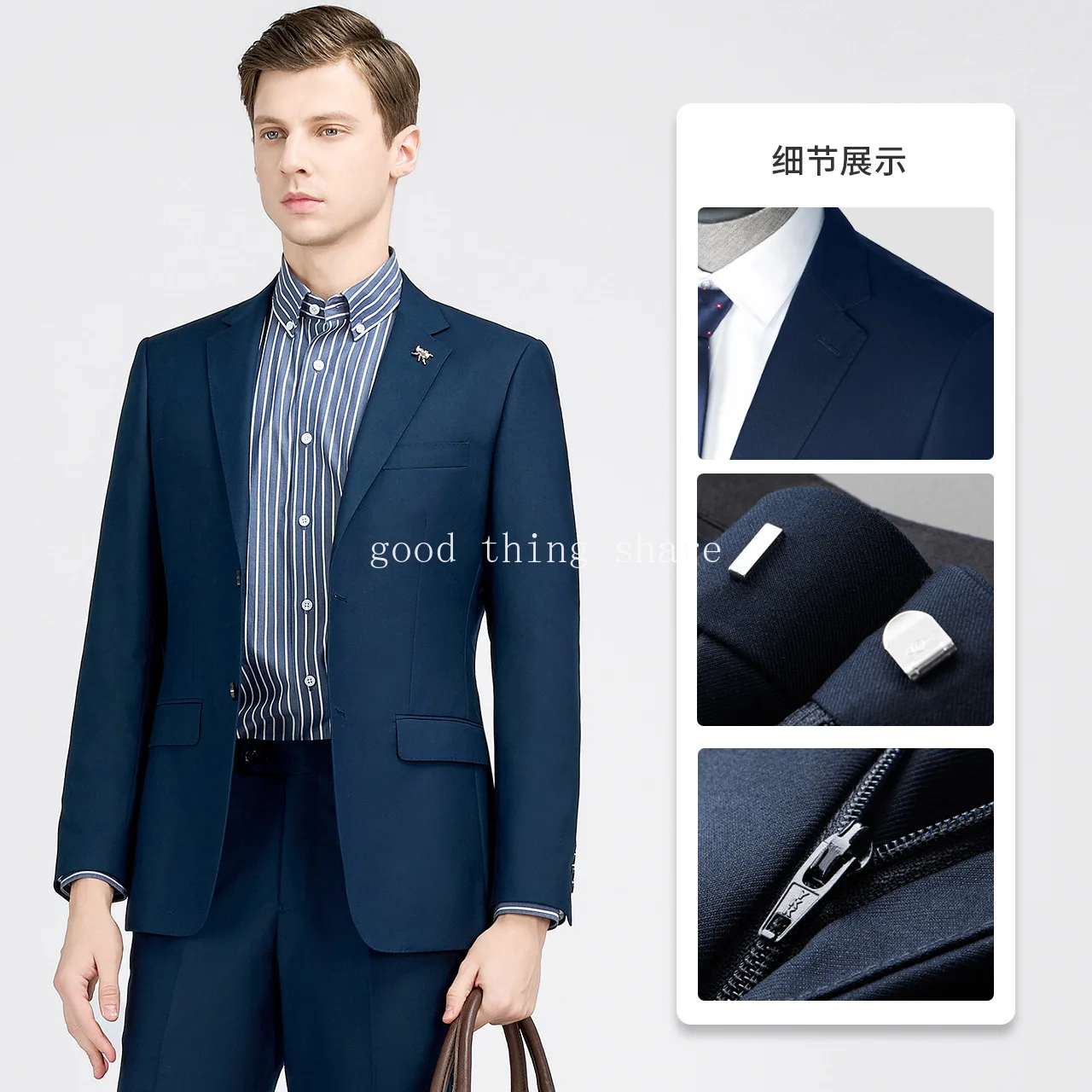 Suit Men's Groomsman Suit Men's Suit Set Men's and Women's Same Style Business Clothing