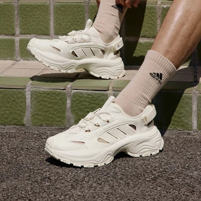 Adidas New Ultra-light Cushioning Rebound Adjustable Velcro Sandals JP8897