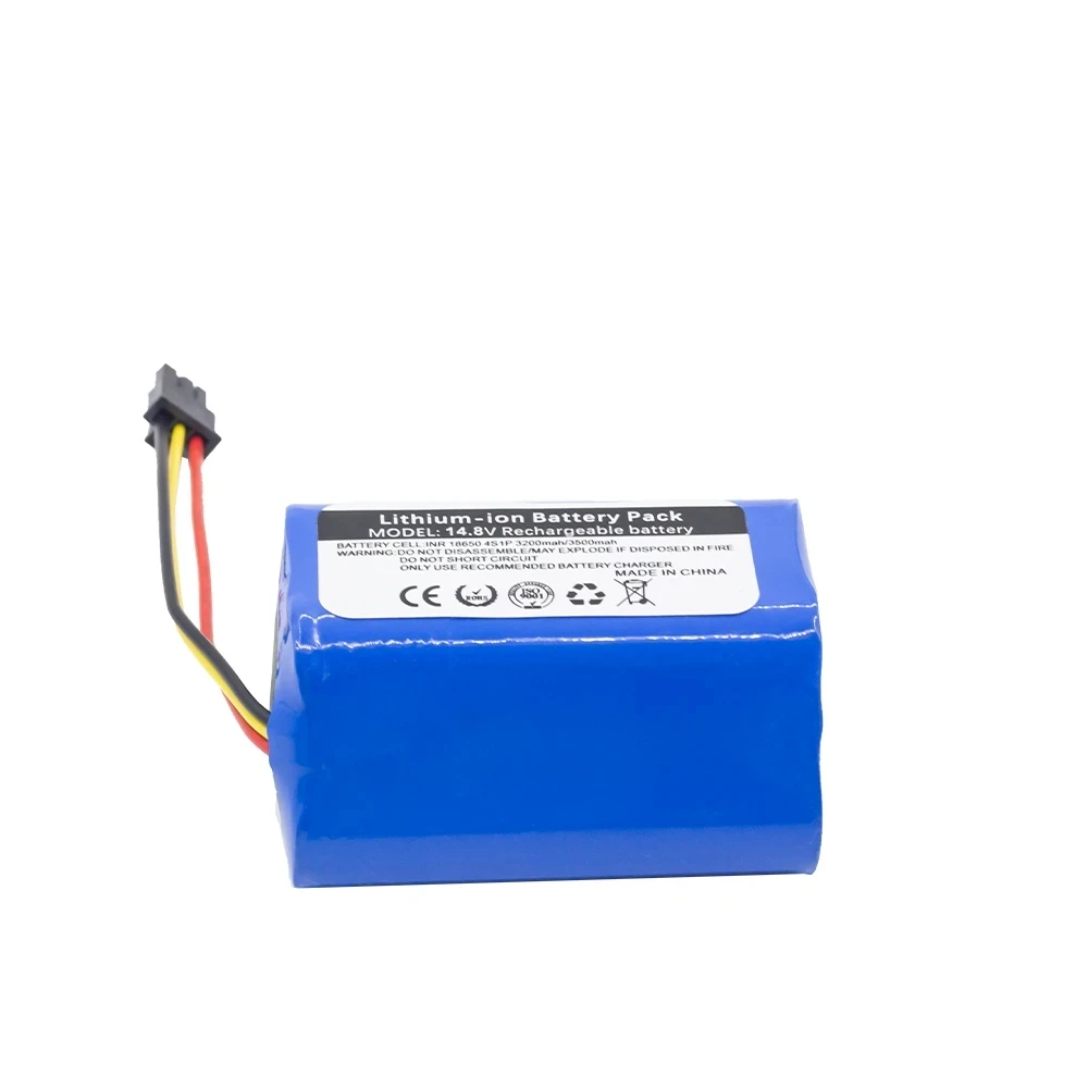 4s1p 18650 14.4v 2800mah li-ion bateria para liectroux bateria b6009 q7000 q8000 zk808 dh860 robô aspirador de pó parte