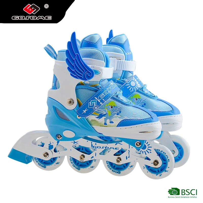 Agressieve 4-wiel Verstelbare Kids Roller Inline Speed Skates Te Koop Inline Skate Back Push Verstelbare Pu Wiel Kleur Doos