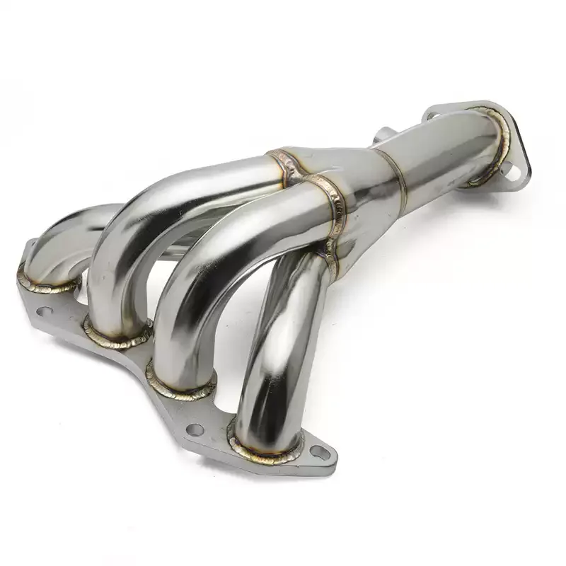 Automotive modified stainless steel exhaust manifold plantain for 01-05 DX/LX EM/ES D17A