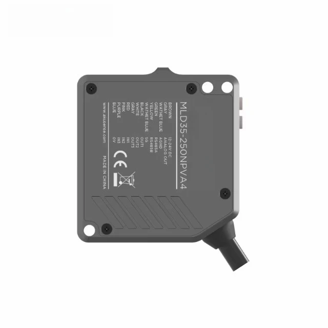 MLD35 Series Triangular Photoelectric Sensor 25-400mm Ranging Range NPN/PNP Analog RS485 Output