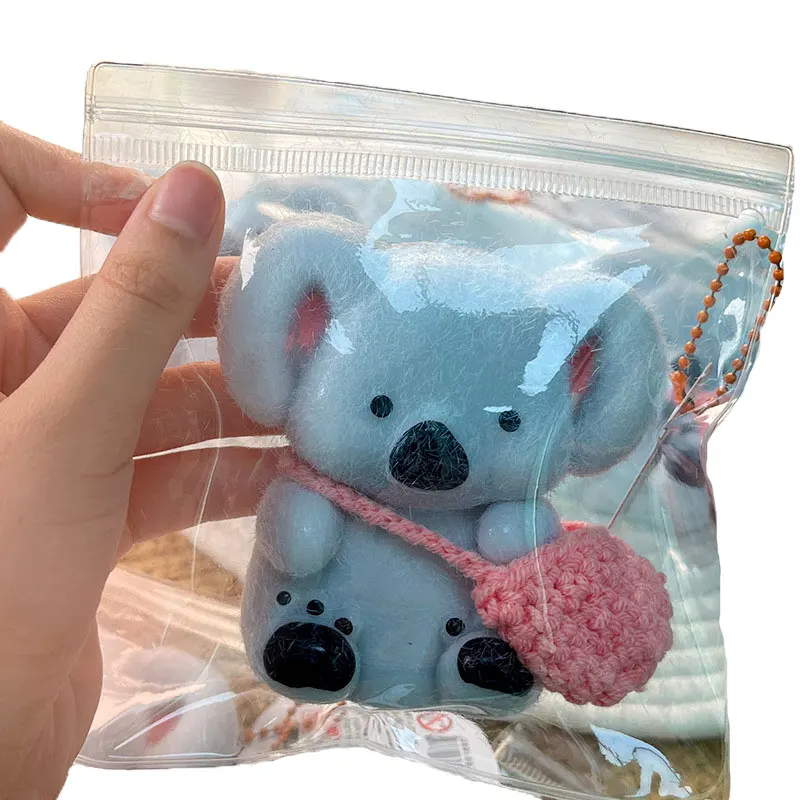 Kawaii Koala zabawka do ściskania powolne odbijanie zabawki Fidget zabawki ręcznie robione silikonowe Stress Relief gniotka zabawki zabawki sensoryczne