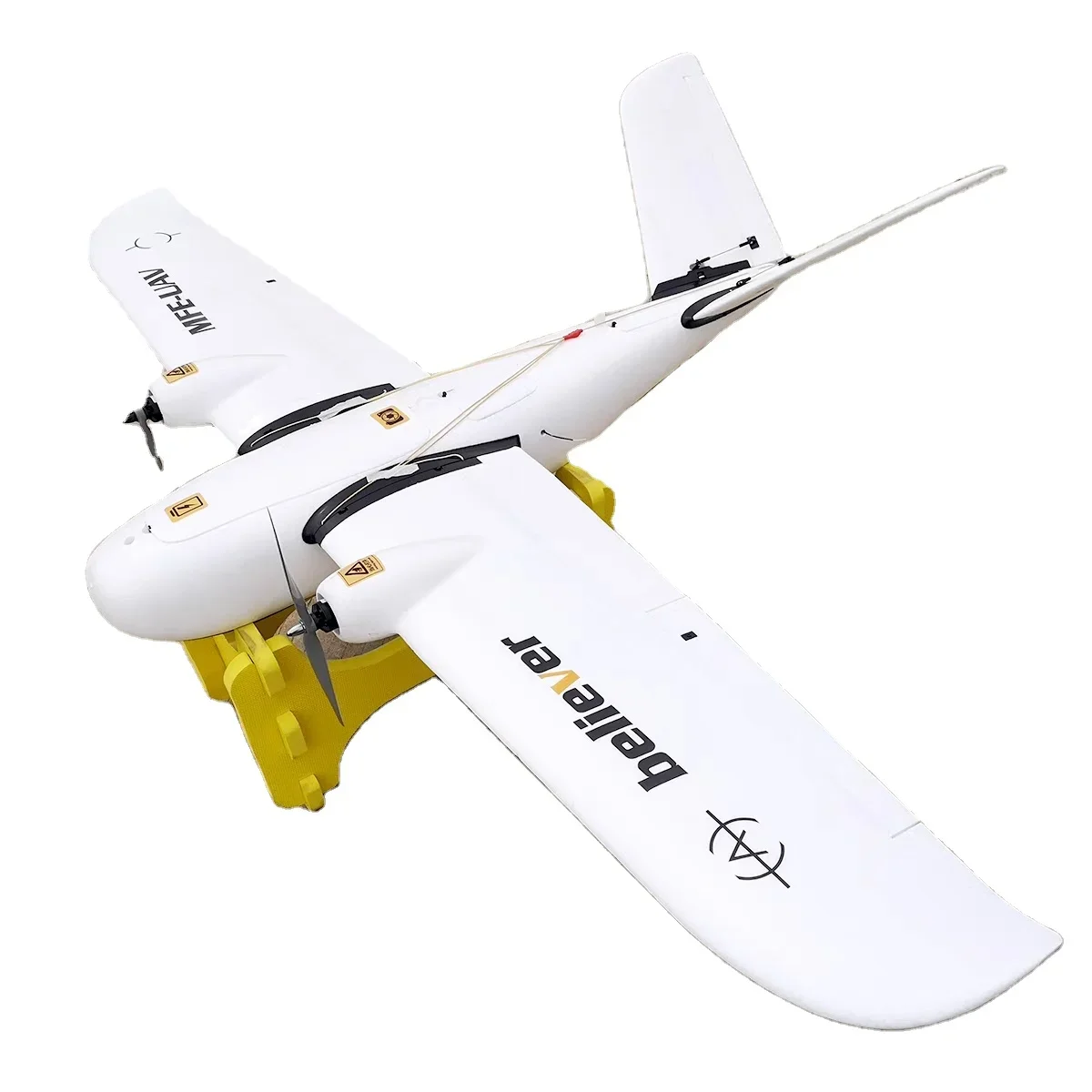 Makeflyeasy Believer Aerial Survey Carrier Fixed-wing Mapping UAV Double-engine Body 1090mm Strong Wind Geology Mapping Autopilo