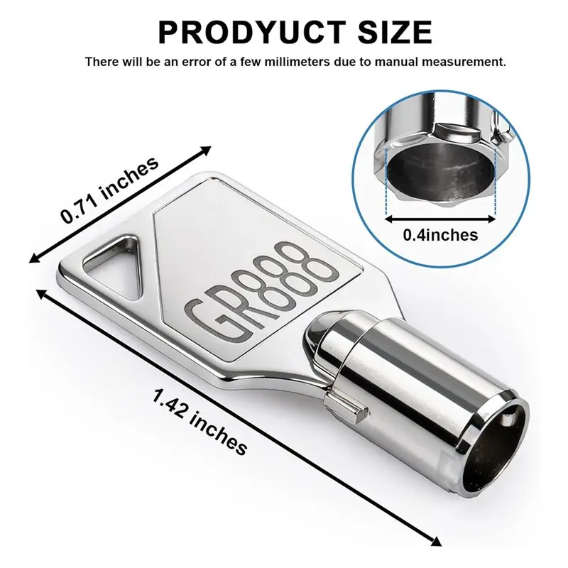 ABSE-Washer Dryer Machine Key For Greenwald Speed Queen GR777& GR800& GR888& GR100& GR999, Coin Laundry Machine Keys Set(5 Pack)