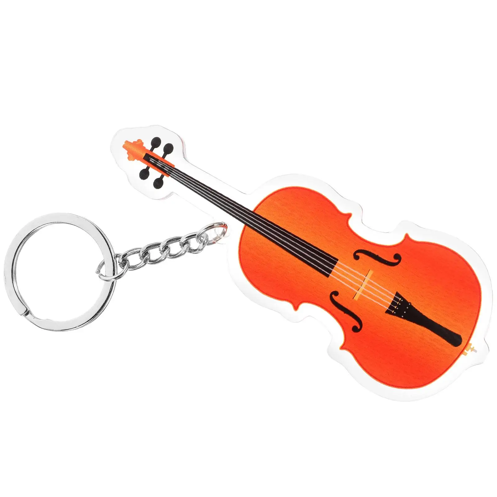 

Cello Keychain Decor Violoncello Instrument Charms Keyring Acrylic Small Ornaments Key Ring Ornament Gifts