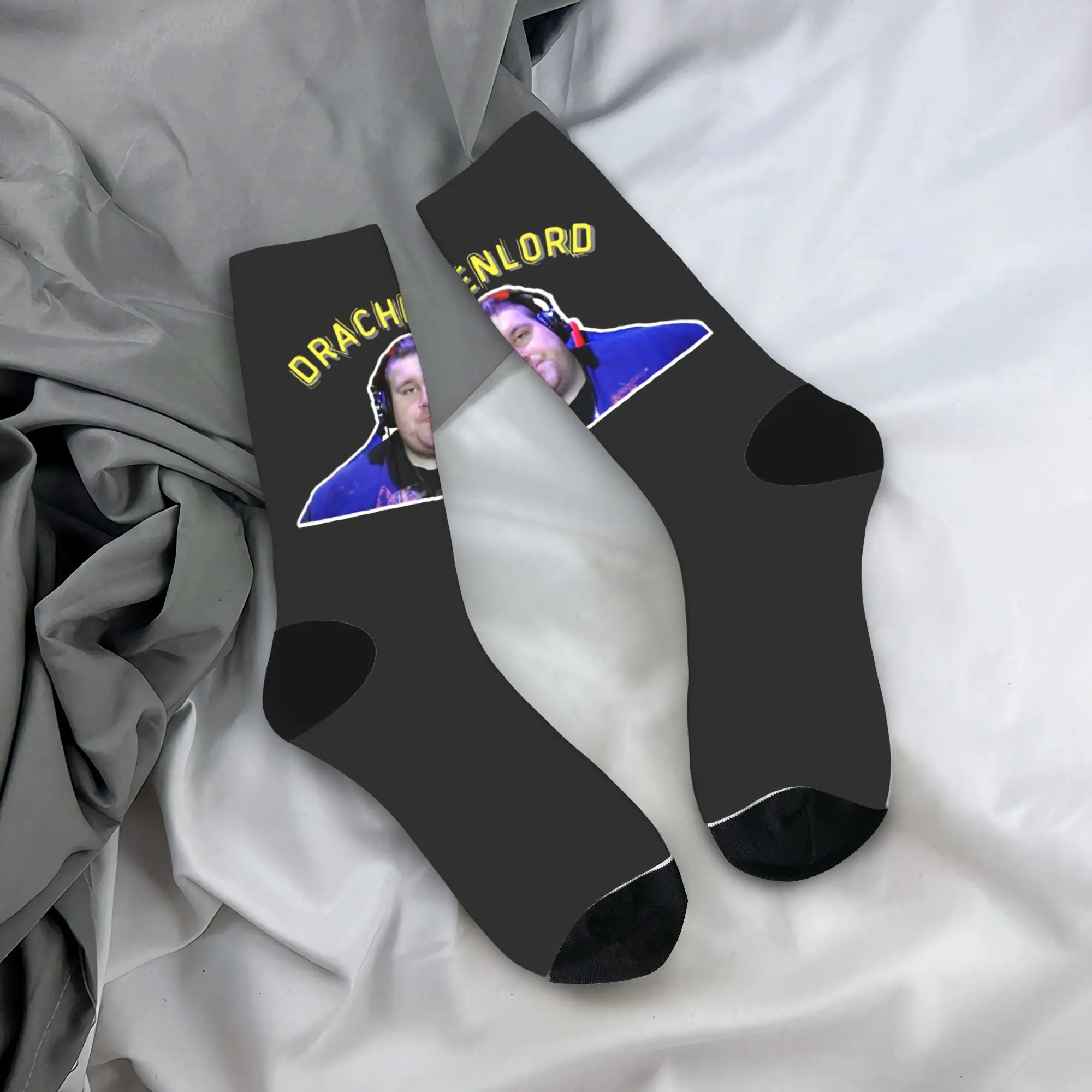 

Men's Socks Drachenlord Meme Rainer Winkler Stockings Autumn Leisure Breathable Socks Printed Cycling Anti Bacterial Socks