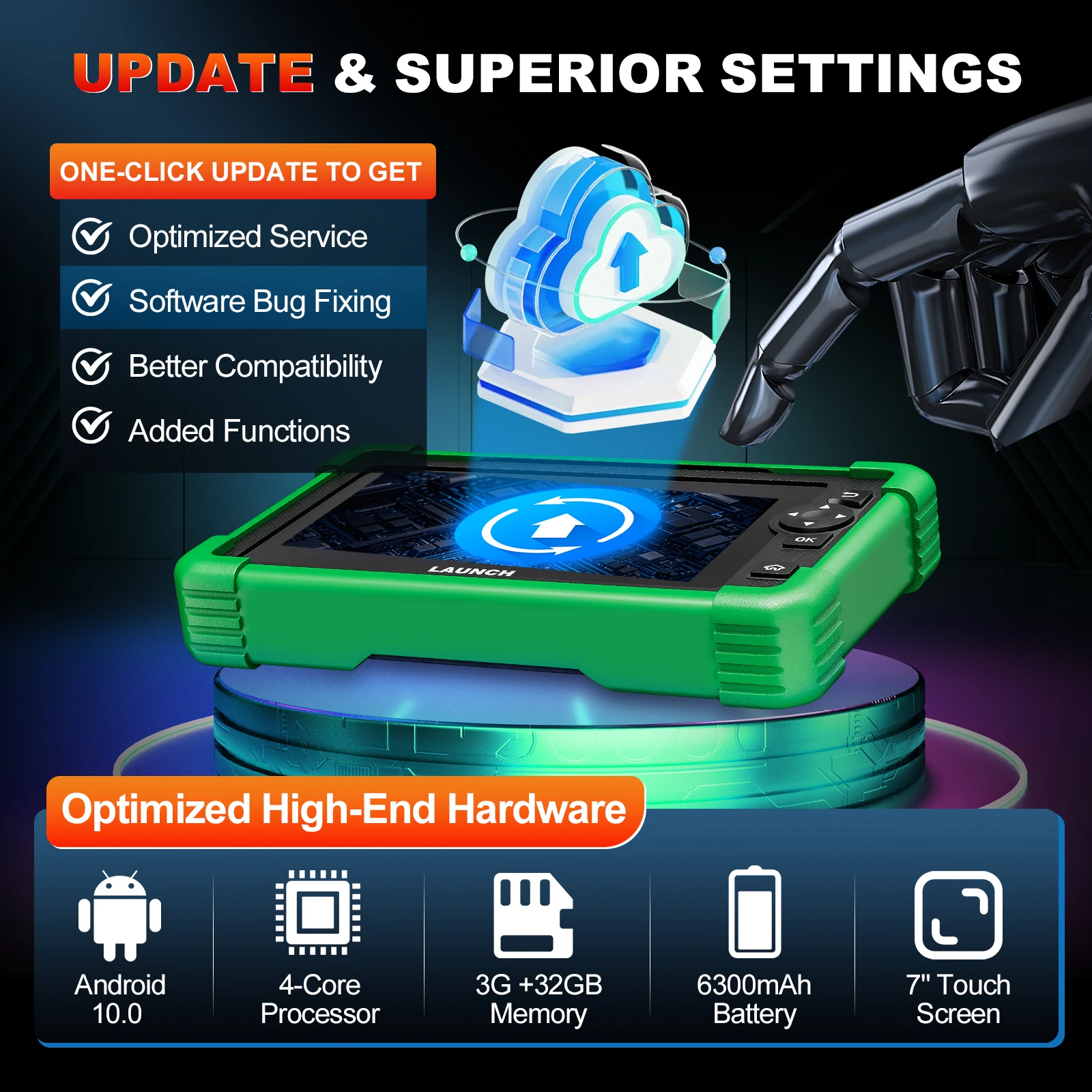 LAUNCH CRP919 EV OBD2 Scanner ECU Coding Bidirectional 43 Service CANFD DOIP FCA Diagnostic Tools For Energy Electric Vehicles