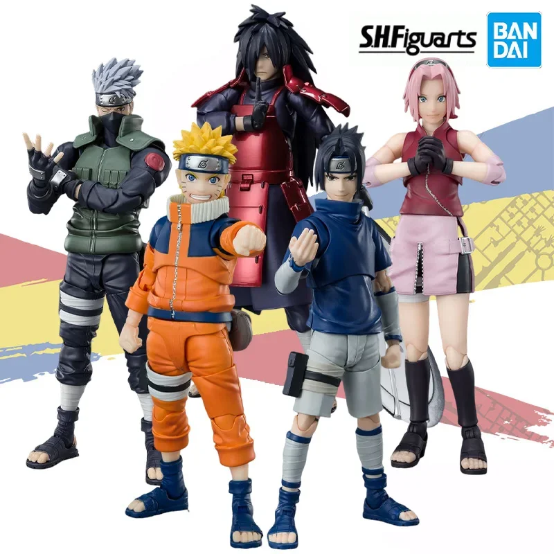 

Bandai Original S.H.Figuarts SHF Naruto Sasuke Madara Anime Action Figure Finished Model Kit Robot Collection Toy Gift for Kids