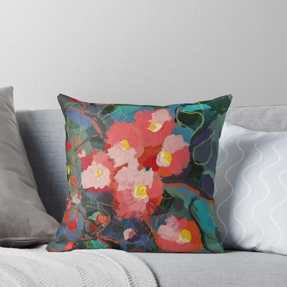 

Modern Tangled Gum Flowers Throw Throw Pillow Marble Cushion Cover christmas decorations 2025 pillow