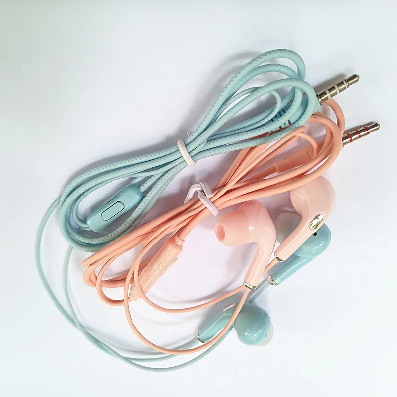 New Fashion  10 pcs In-ear Earphone Headphone Headset  With Mic 3.5mm Jack Wired For Samsung Huawei Xiaomi Redmi Phones