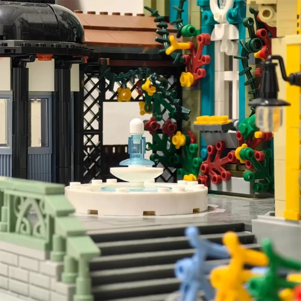 5290 pezzi di giocattoli negozio modello quadrato blocchi di costruzione Street View architettura set di mattoni decorazione del desktop giocattoli di assemblaggio per il regalo