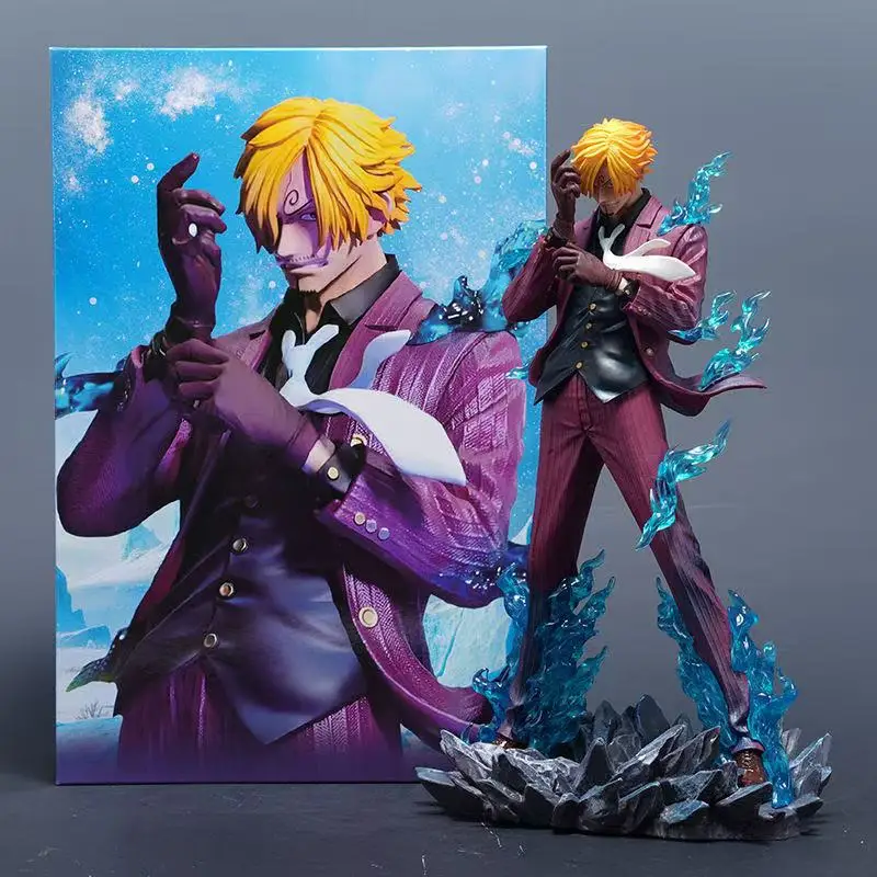 

25cm One Piece Figure Sanji Anime Figures Pop Smoking Sanji Figurine Pvc Statue Model Collection Desk Decor Toys Birthday Gifts