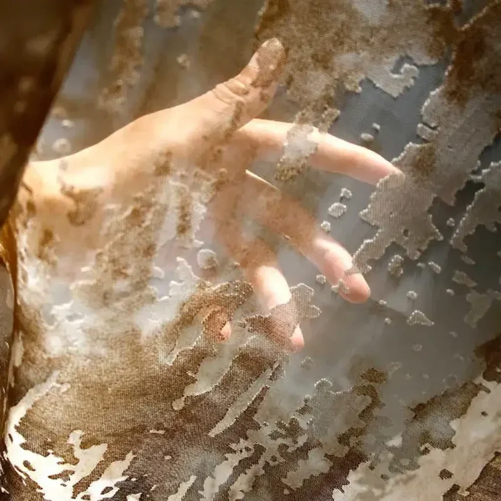 

Tie-dye Fabric Burned-flower Color-blended for Creative Apparel Sewing Fabric Wholesale Cloth Meters Diy Material