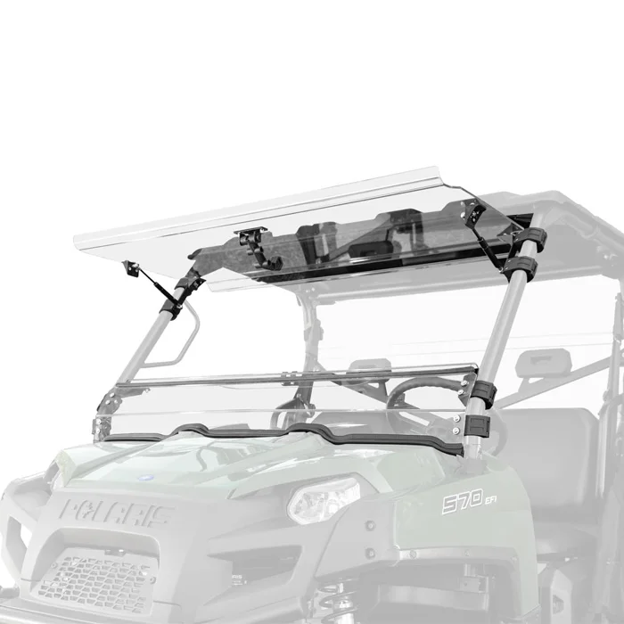 UTV Windshields For Polaris Ranger 570 800 Scratch Resistant Flip Windshield OEM FWS-P-RAN-09XP ATV UTV Body Parts