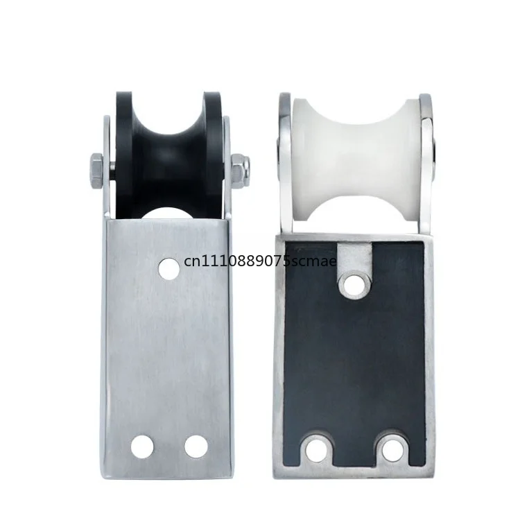 316 stainless steel marine hardware accessories, single wheel casting anchor bracket, bracket, yacht accessories marine