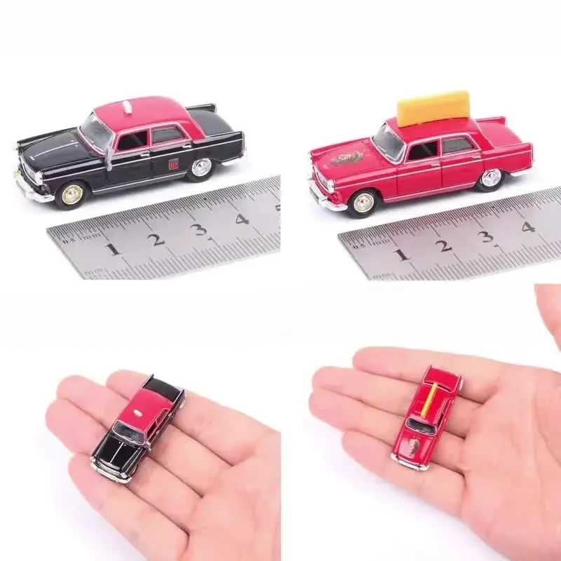 G0308-04★ ミニカー 名車コレクション　PEUGEOT 404 9点 Diecast 1/87 Scale Vintage Peugeot's 404 Berline Taxi/Gordini