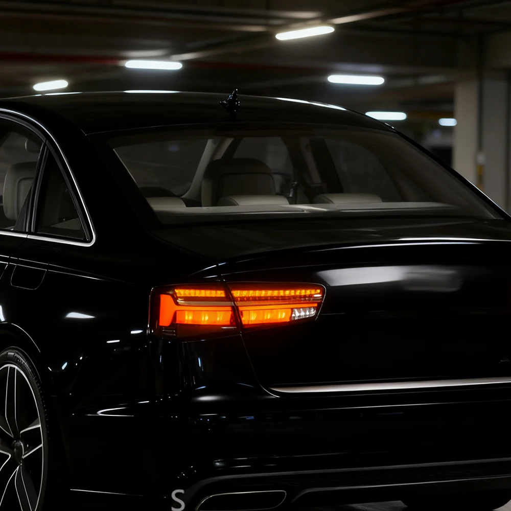 For Applicable to Audi A6 C7 2012-2018 tail light assembly upgraded version, with startup animation and brand new LED